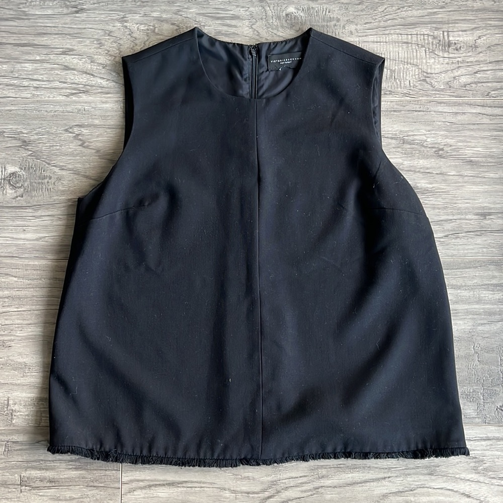 Black Victoria Beckham Top